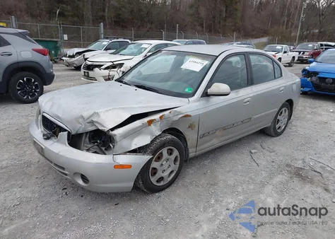 2003 Hyundai Elantra Gls/Gt из США, поврежденный, VIN KMHDN45D53U488635